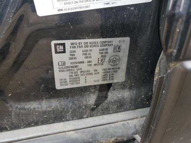 2015 BUICK ENCORE KL4CJGSB5FB063801