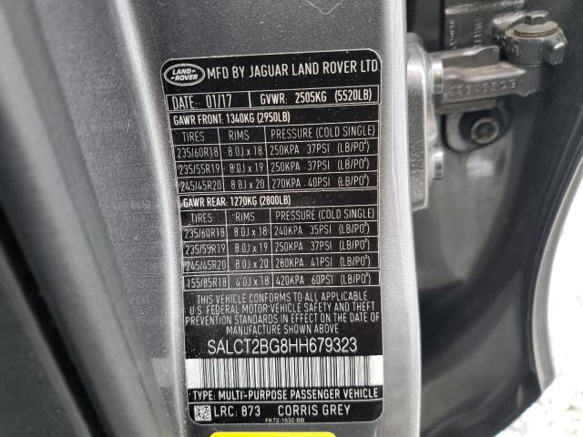 2017 LAND ROVER DISCOVERY SALCT2BG8HH679323