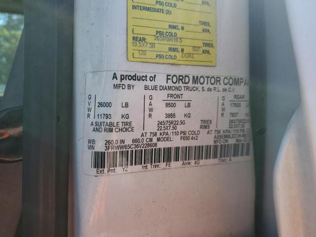 2006 FORD F650 SUPER #3261941464