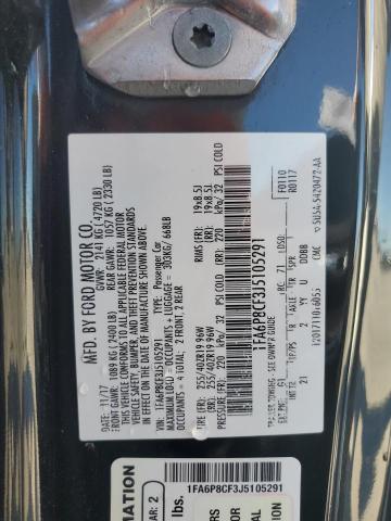 2018 FORD MUSTANG GT 1FA6P8CF3J5105291