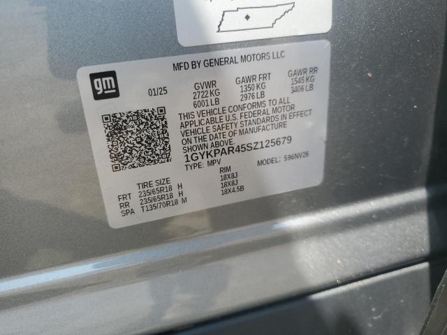 2025 CADILLAC XT6 LUXURY 1GYKPAR45SZ125679