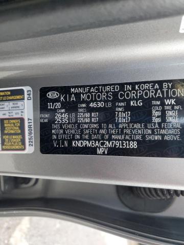 2021 KIA SPORTAGE L - KNDPM3AC2M7913188