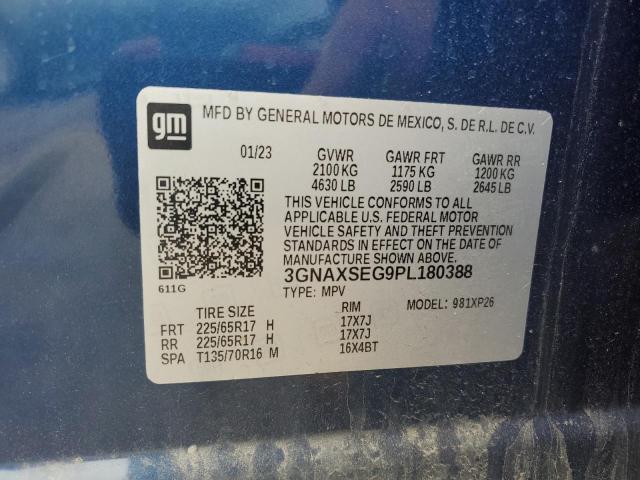 2023 CHEVROLET EQUINOX LS 3GNAXSEG9PL180388