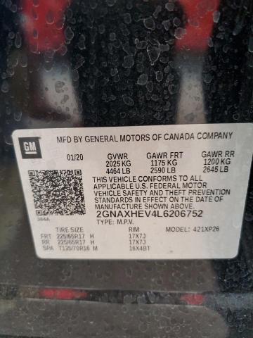 2020 CHEVROLET EQUINOX LS - 2GNAXHEV4L6206752