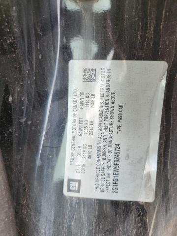 2015 CHEVROLET CAMARO SS 2G1FG1EW9F9246724