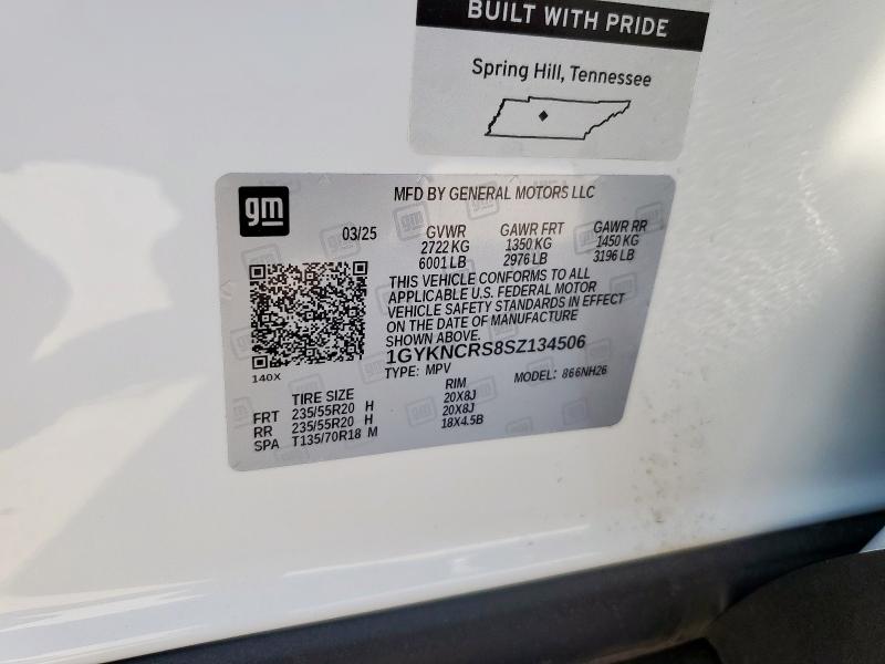 2025 CADILLAC XT5 PREMIUM LUXURY 1GYKNCRS8SZ134506