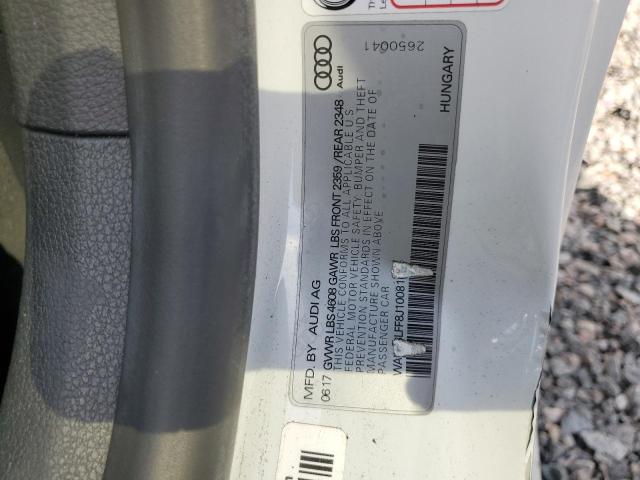 2018 AUDI A3 PREMIUM WAUY8LFF8J1008154