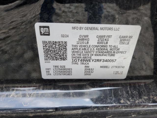 2024 GMC SIERRA K35 1GT49WEY2RF340057
