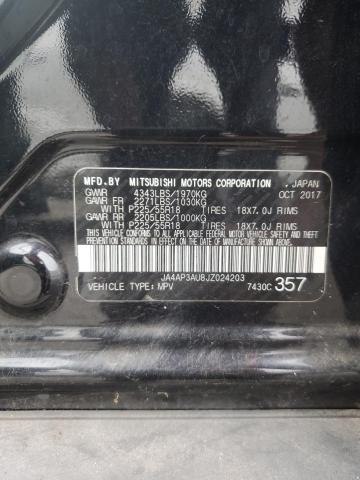 2018 MITSUBISHI OUTLANDER JA4AP3AU8JZ024203