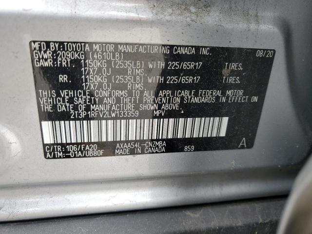 2020 TOYOTA RAV4 XLE #3301748340