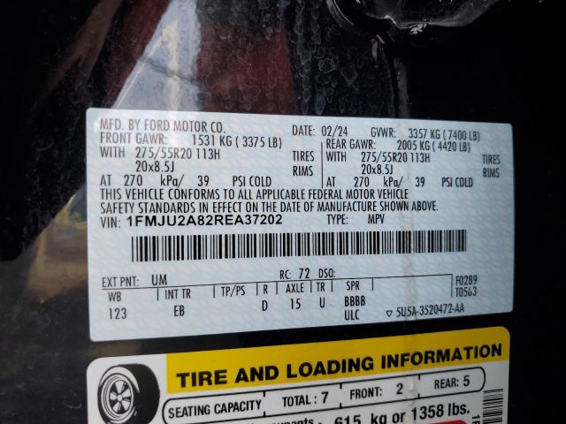 2024 FORD EXPEDITION 1FMJU2A82REA37202