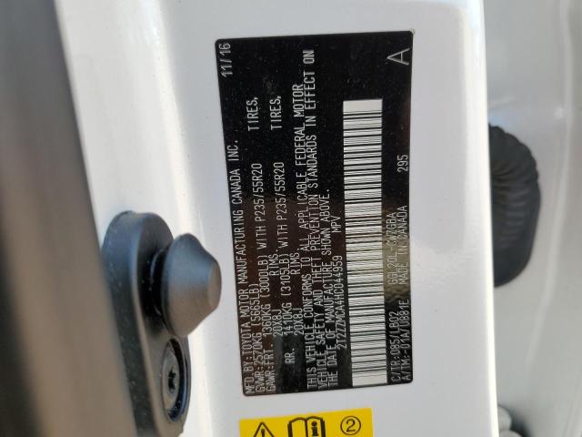 2017 LEXUS RX 350 BAS 2T2ZZMCA4HC044959