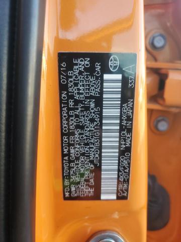 2016 TOYOTA PRIUS C JTDKDTB31G1134915