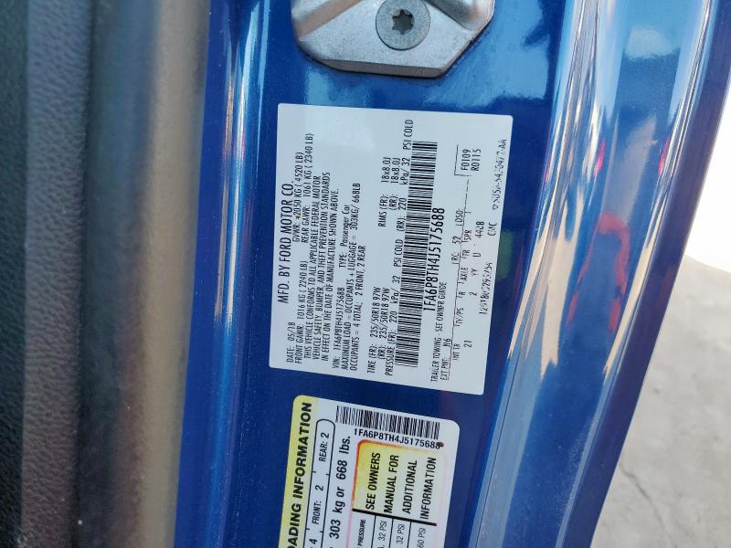 2018 FORD MUSTANG 1FA6P8TH4J5175688