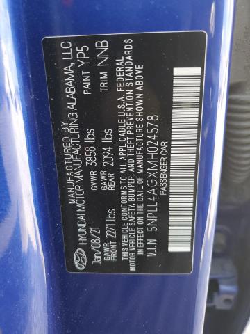 2021 HYUNDAI ELANTRA SE - 5NPLL4AGXMH024578