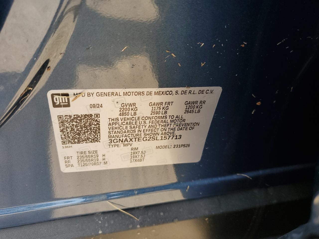 CHEVROLET EQUINOX RS