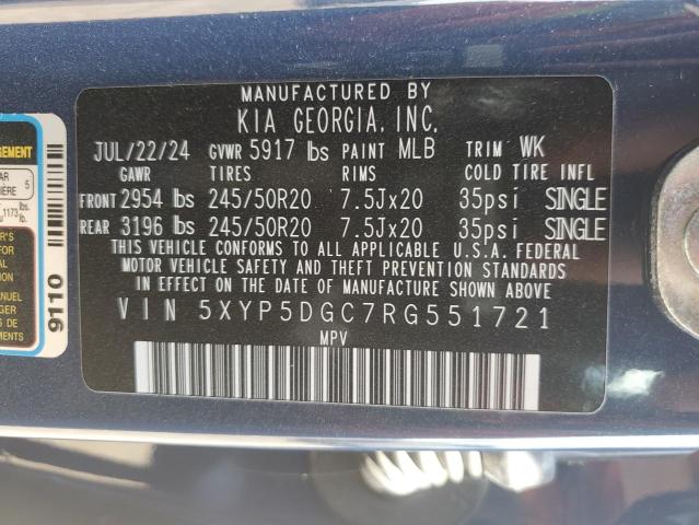 2024 KIA TELLURIDE 5XYP5DGC7RG551721