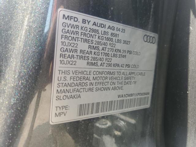 2023 AUDI SQ8 PRESTIGE WA1CWBF1XPD028456