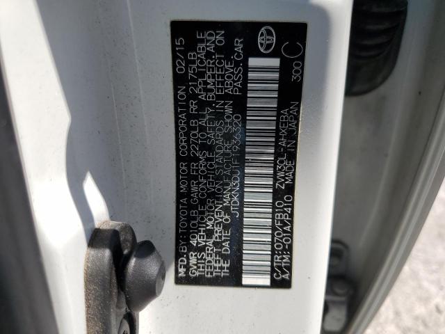 2015 TOYOTA PRIUS JTDKN3DU1F1936320