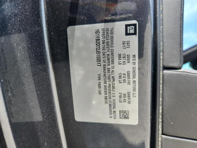 2018 CHEVROLET CORVETTE STINGRAY 1LT 1G1YB2D72J5100517