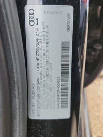 2015 AUDI A6 PRESTIG WAUHGAFCXFN004359