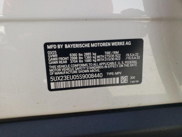 2025 BMW X5 XDRIVE40I 5UX23EU05S9008440