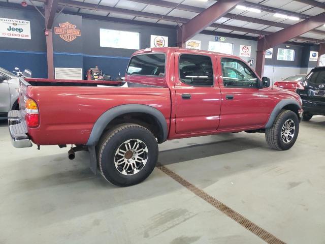 TOYOTA TACOMA DOU 2004 red crew pic gas 5TEGN92N34Z318276 photo #4