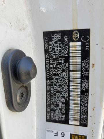 2017 TOYOTA PRIUS JTDKARFUXH3052766