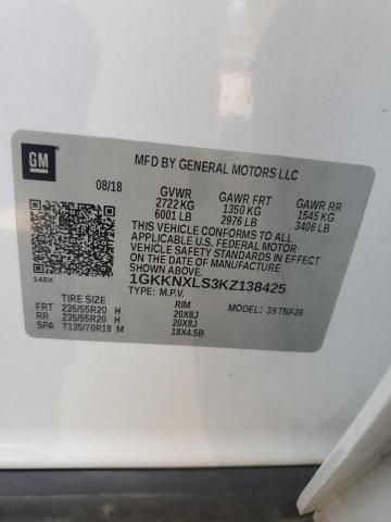 2019 GMC ACADIA DEN 1GKKNXLS3KZ138425