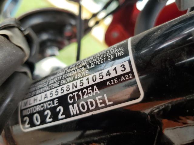 2022 HONDA CT125 A MLHJA5558N5105413
