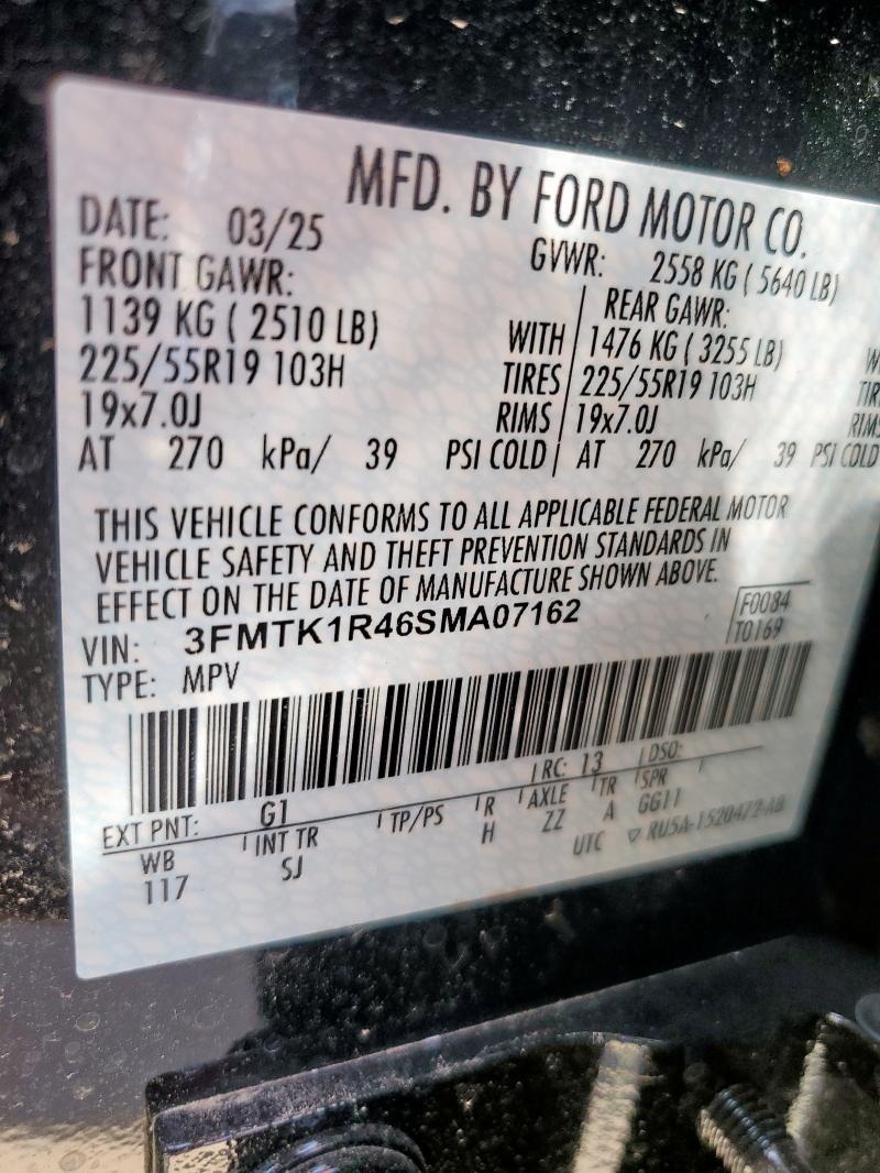 2025 FORD MUSTANG MACH-E SELECT 3FMTK1R46SMA07162