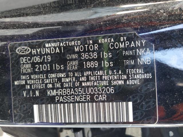 2020 HYUNDAI VENUE SE KMHRB8A35LU033206