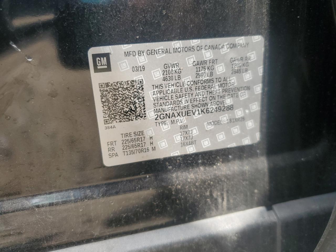 CHEVROLET EQUINOX LT