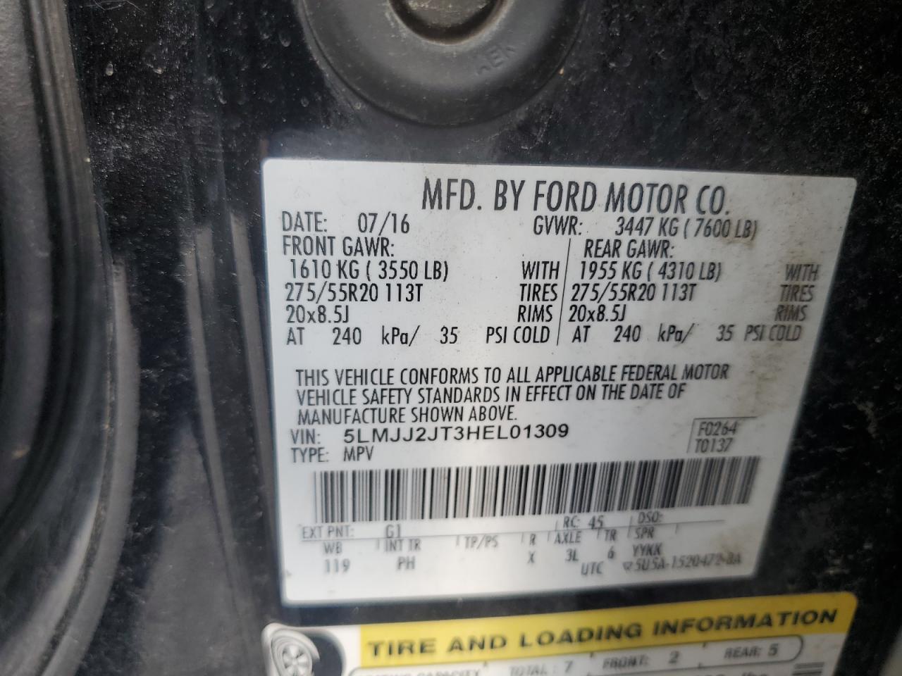 LINCOLN NAVIGATOR SELECT