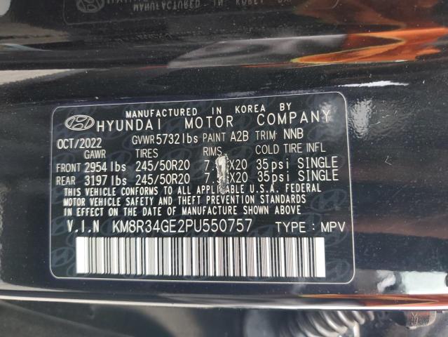 2023 HYUNDAI PALISADE X KM8R34GE2PU550757