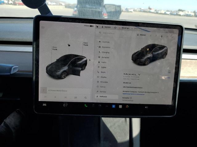 2022 TESLA MODEL Y 7SAYGDEE4NF354514