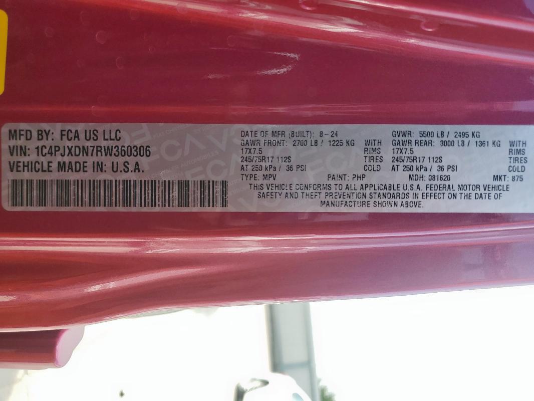 2024 JEEP WRANGLER S - 1C4PJXDN7RW360306