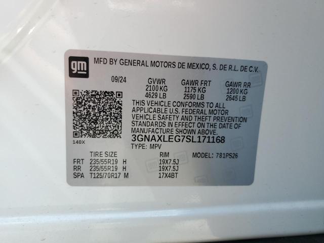 2025 CHEVROLET EQUINOX RS 3GNAXLEG7SL171168