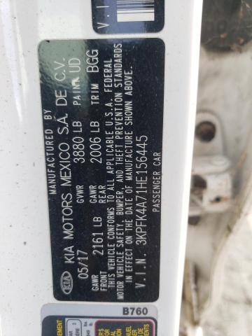 2017 KIA FORTE LX 3KPFK4A71HE156445