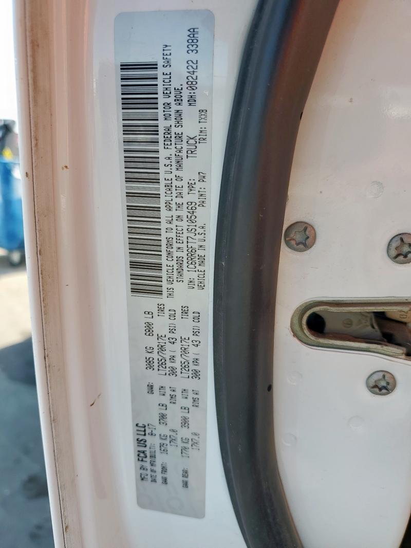 2018 RAM 1500 ST - 1C6RR6FT7JS105469
