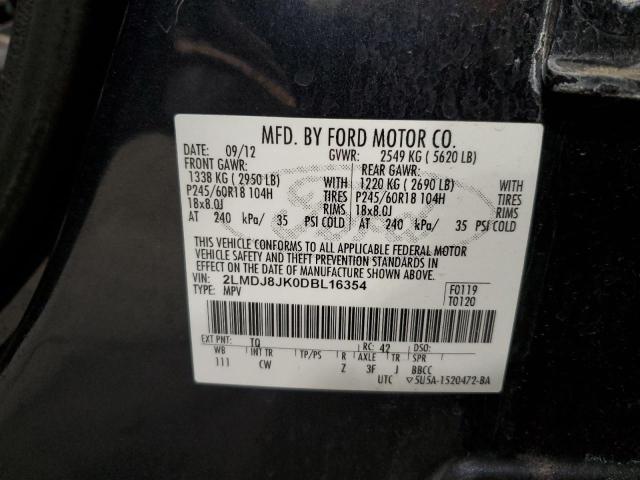 2013 LINCOLN MKX - 2LMDJ8JK0DBL16354
