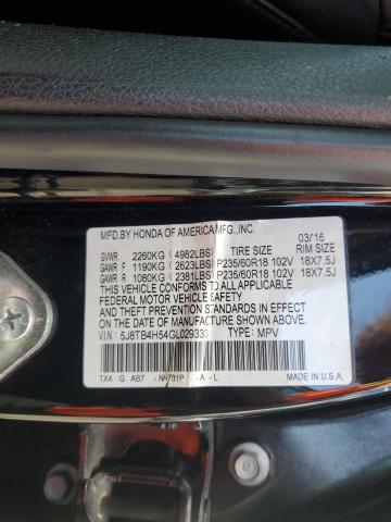 2016 ACURA RDX TECHNO - 5J8TB4H54GL029333