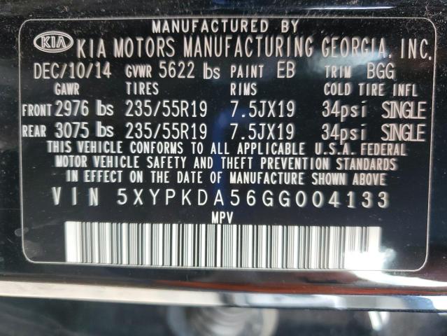 2016 KIA SORENTO SX - 5XYPKDA56GG004133