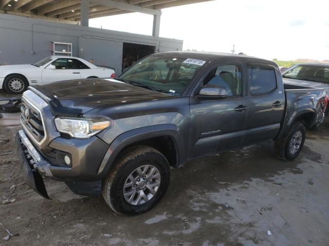 TOYOTA TACOMA DOU 2016 gray crew pic gas 3TMAZ5CN3GM006333 photo #1