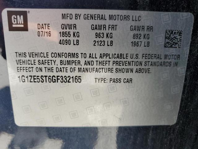 2016 CHEVROLET MALIBU LT - 1G1ZE5ST6GF332165