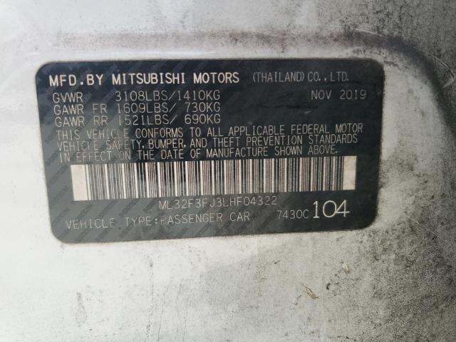 2020 MITSUBISHI MIRAGE G4 ML32F3FJ3LHF04322