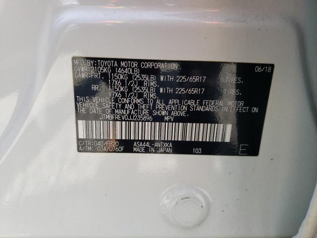 2018 TOYOTA RAV4 LE JTMBFREV0JJ235896