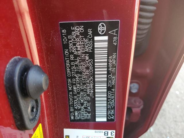 2019 TOYOTA C-HR XLE JTNKHMBX3K1028953