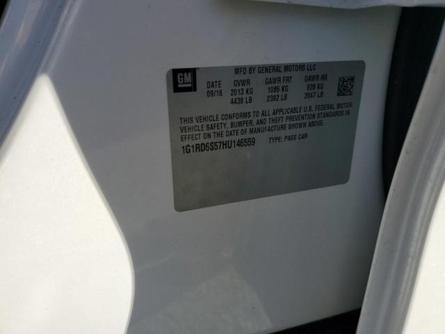 2017 CHEVROLET VOLT PREMI 1G1RD6S57HU146559