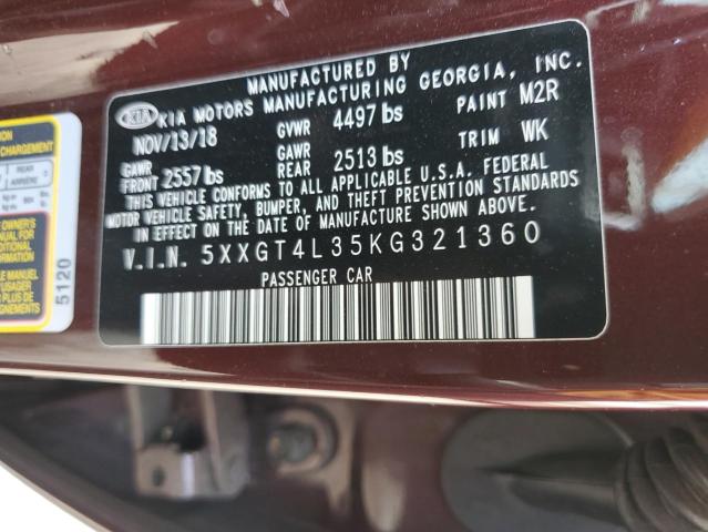 2019 KIA OPTIMA LX 5XXGT4L35KG321360